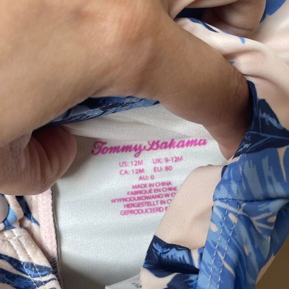 Tommy Bahama Swimsuit Girls 12M One Piece Tropical Floral Print - Picture 5 of 9